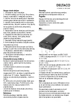 Предварительный просмотр 11 страницы Deltaco PB-C1001 User Manual