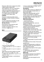 Предварительный просмотр 15 страницы Deltaco PB-C1001 User Manual