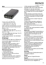 Preview for 15 page of Deltaco PB-C1003 User Manual