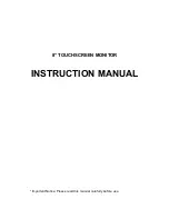 Preview for 1 page of Deltaco TV-908A Instruction Manual