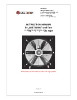 Preview for 1 page of Deltafan 355/R/6-6/30/400/Ex Instruction Manual