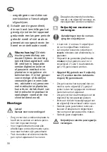 Preview for 58 page of Deltafox 77002551 Translation Of The Original Instructions For Use