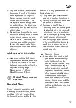 Preview for 75 page of Deltafox 77002551 Translation Of The Original Instructions For Use