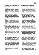 Preview for 127 page of Deltafox 77002551 Translation Of The Original Instructions For Use