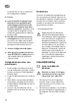 Preview for 36 page of Deltafox 77005301 Translation Of The Original Instructions For Use