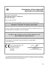 Preview for 121 page of Deltafox 77005301 Translation Of The Original Instructions For Use