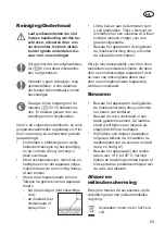 Preview for 63 page of Deltafox 80000666 Translation Of The Original Instructions For Use