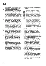 Preview for 74 page of Deltafox 80000666 Translation Of The Original Instructions For Use