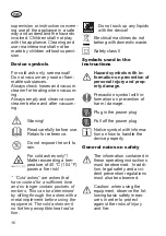 Preview for 16 page of Deltafox DC-AVE 1218 Inox Original Instructions For Use