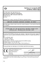 Предварительный просмотр 174 страницы Deltafox DG-CCS 1820 T Set Translation Of The Original Instructions For Use