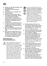 Preview for 12 page of Deltafox DG-CGC 1080 Set 3in1 Translation Of The Original Instructions For Use