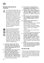 Preview for 40 page of Deltafox DG-CGC 1080 Set 3in1 Translation Of The Original Instructions For Use