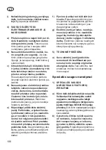 Preview for 106 page of Deltafox DG-CGC 1080 Set 3in1 Translation Of The Original Instructions For Use