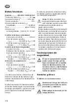 Preview for 116 page of Deltafox DG-CGC 1080 Set 3in1 Translation Of The Original Instructions For Use