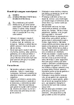 Предварительный просмотр 113 страницы Deltafox DG-CLM 1833 Translation Of The Original Instructions For Use