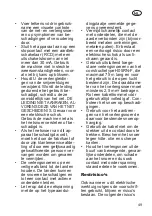 Preview for 49 page of Deltafox DG-ESA 1536 Original Instructions For Use