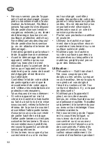 Preview for 62 page of Deltafox DG-ESA 1536 Original Instructions For Use