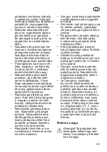 Preview for 101 page of Deltafox DG-ESA 1536 Original Instructions For Use