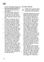 Preview for 118 page of Deltafox DG-ESA 1536 Original Instructions For Use