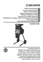 Preview for 1 page of Deltafox DG-ESS 2844 Translation Of The Original Instructions For Use