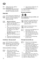 Preview for 16 page of Deltafox DG-PLM 5125 SP Translation Of The Original Instructions For Use