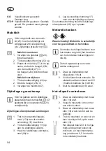 Preview for 54 page of Deltafox DG-PLM 5125 SP Translation Of The Original Instructions For Use