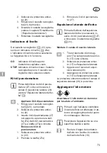 Preview for 73 page of Deltafox DG-PLM 5125 SP Translation Of The Original Instructions For Use