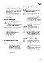 Preview for 109 page of Deltafox DG-PLM 5125 SP Translation Of The Original Instructions For Use