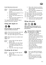 Preview for 111 page of Deltafox DG-PLM 5125 SP Translation Of The Original Instructions For Use