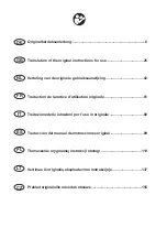 Preview for 5 page of Deltafox DP - CAG 2015 Translation Of The Original Instructions For Use