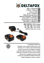 Deltafox DP-CBP 1820 Original Instructions For Use предпросмотр