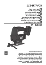 Preview for 1 page of Deltafox DP-CJS 2025 Translation Of The Original Instructions For Use