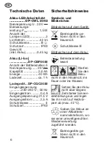 Preview for 6 page of Deltafox DP-CWL 2042 Translation Of The Original Instructions For Use