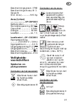 Preview for 31 page of Deltafox DP-CWL 2042 Translation Of The Original Instructions For Use