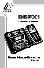DeltaLab DBFX1 User Manual preview