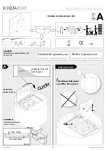 deltalight FRAGMA 2X2 Installation Instruction preview