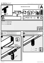 deltalight M20H-PUNK 39 DIM5 Installation Instruction preview