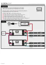 Preview for 2 page of deltalight RGBW DRIVER Installation Instruction