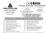 Deltaplus M3000 A2 Instructions For Use Manual preview