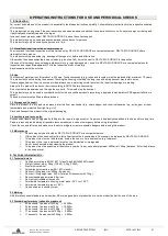 Предварительный просмотр 10 страницы Deltaplus TC063 Operating Instructions Manual