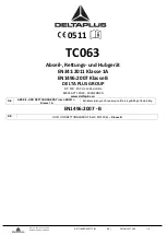 Предварительный просмотр 32 страницы Deltaplus TC063 Operating Instructions Manual