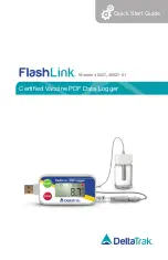 DeltaTRAK FlashLink 40527 Quick Start Manual preview