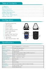 Preview for 3 page of DeltaTRAK ThermoTrace 15050 User Manual