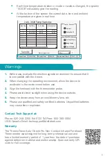 Предварительный просмотр 11 страницы DeltaTRAK ThermoTrace 15053 User Manual