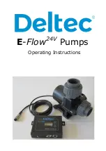 Preview for 1 page of Deltec E-Flow24V Operating Instructions Manual