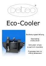 Предварительный просмотр 1 страницы Deltec Eco-Cooler 300/2 Operating Instruction