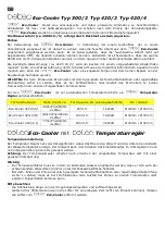 Предварительный просмотр 2 страницы Deltec Eco-Cooler 300/2 Operating Instruction