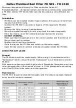 Preview for 3 page of Deltec FR 509 Operating Instructions And Spare Parts Lists