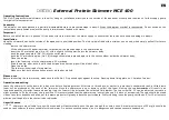 Preview for 6 page of Deltec MCE 400 Operating Instructions And Spare Parts List