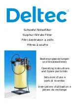 Preview for 1 page of Deltec NF 1016 Operating Instructions And Spare Parts Lists